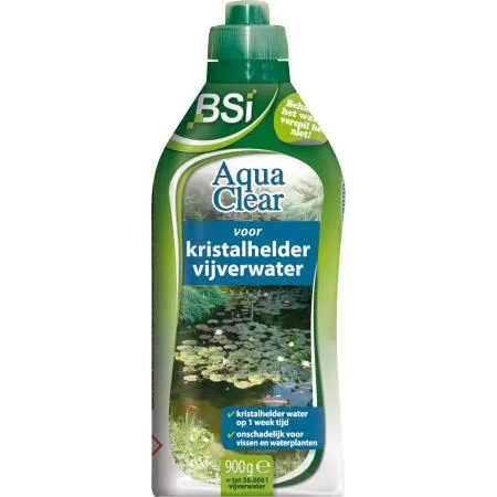 BSI AQUA CLEAR VOOR KRISTALHELDER VIJVERWATER  900 G