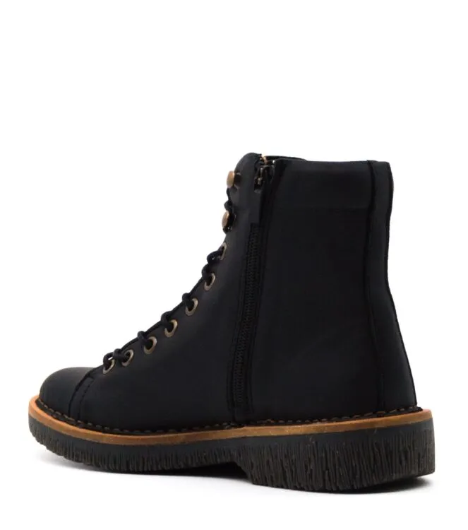 El Naturalista  Volcano 5572 Halfhoge veterschoenen Zwart