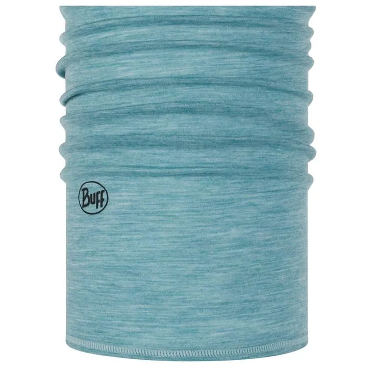 Halsdoeken Buff Merino Lightweight Neckwear Solid Pool