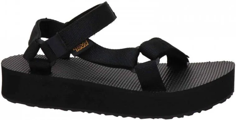 Teva K Midform Universal plateau sandalen zwart